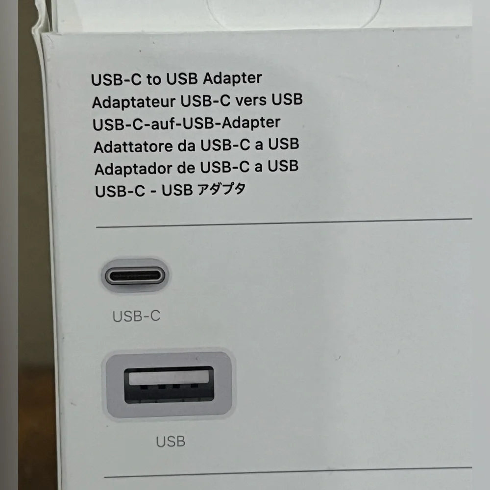 Apple usb adapter
